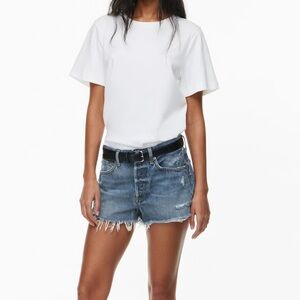 Agolde “Parker Jean Short” in Swapmeet